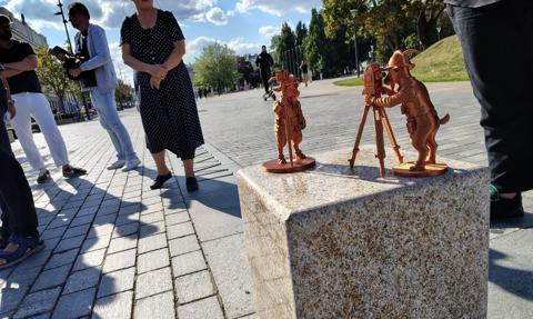 Geodeci symbolicznie wyznaczyli Honorowy Południk Lubelski
