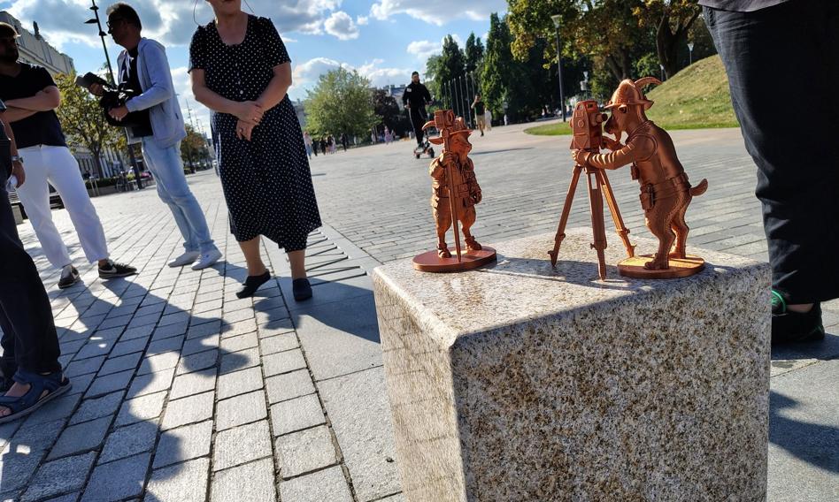 Geodeci symbolicznie wyznaczyli Honorowy Południk Lubelski