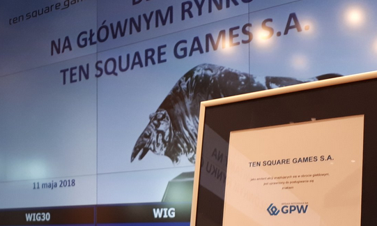 Ten Square Games szacuje przychody w III kw. '22 na 137,3 mln zł