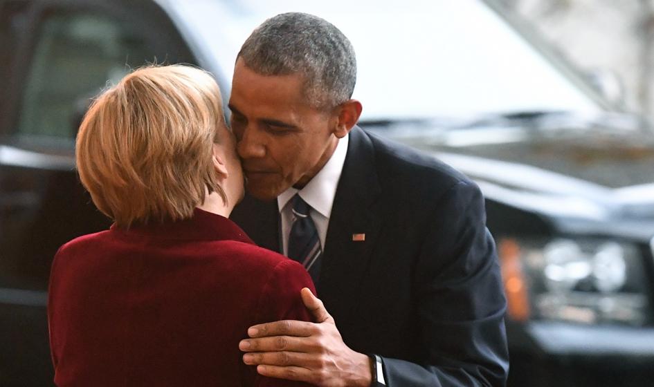 Obama spotkał się z Merkel i przywódcami czterech innych krajów UE