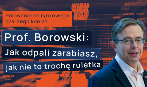 Polowanie na rynkowego czarnego konia? Prof. Borowski: Jak odpali zarabiasz, jak nie to trochę ruletka