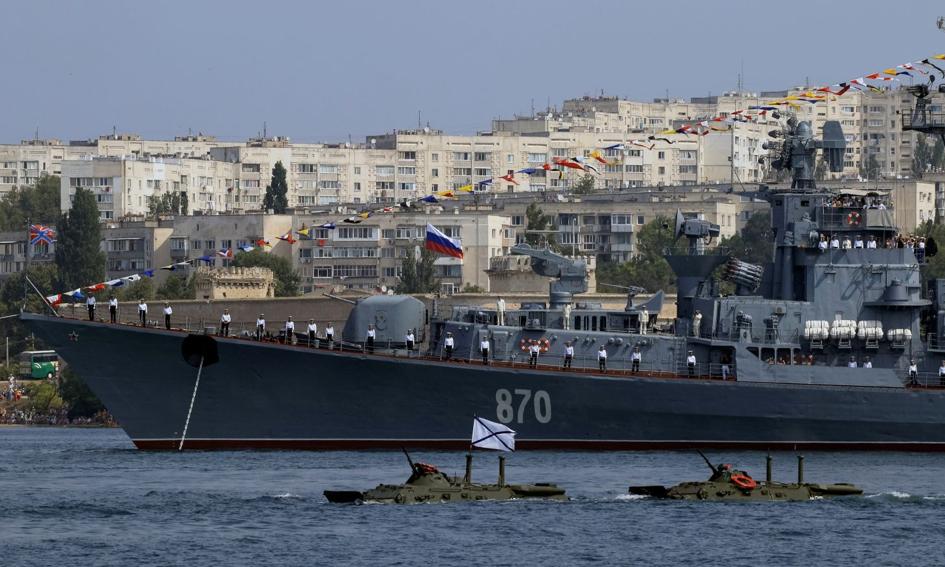 RIA-Nowosti: w reakcji na ukraińskie ćwiczenia Rosja rozmieszcza okręty