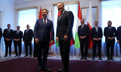 Peter Magyar w Belwederze. Prezydent Nawrocki o "odcinaniu rosyjskich linków"