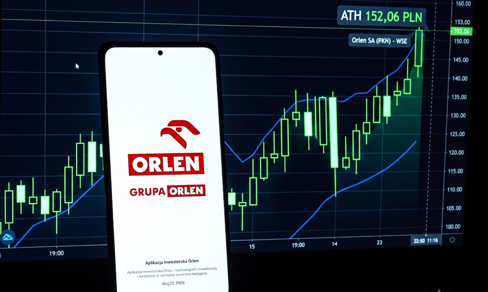 Orlen hits all-time high valuation of 176 billion zloty on Warsaw Stock Exchange