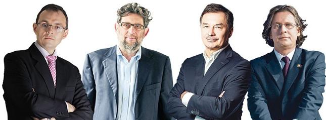 Od lewej: Piotr Krupa, Piotr Voelkel, Krzysztof Oleksowicz oraz Wojciech Sobieraj