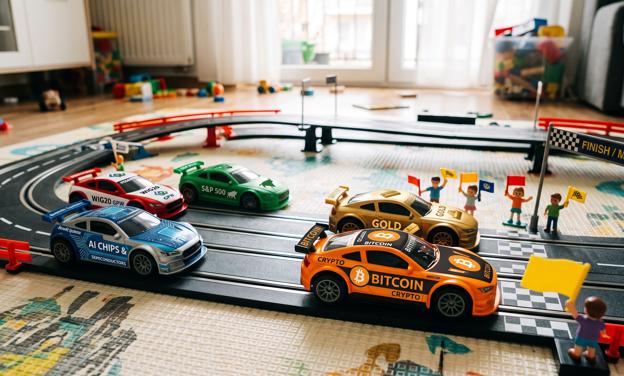Szalony wyścig wygrywają kryptowaluty. Short na półprzewodniki też się opłacił