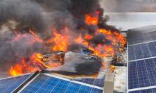PZU podpala panele. Przeprowadzono pierwsze w Polsce testy pożarowe fotowoltaiki