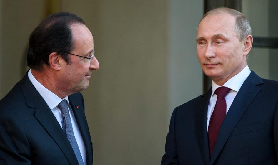 Hollande wzywa Ukrainę do "umiarkowania" w akcjach przeciwko separatystom