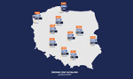 Oferty najmu mieszkań w górę, ale nadal niższe niż przed rokiem. Nowy raport Bankier.pl i Otodom