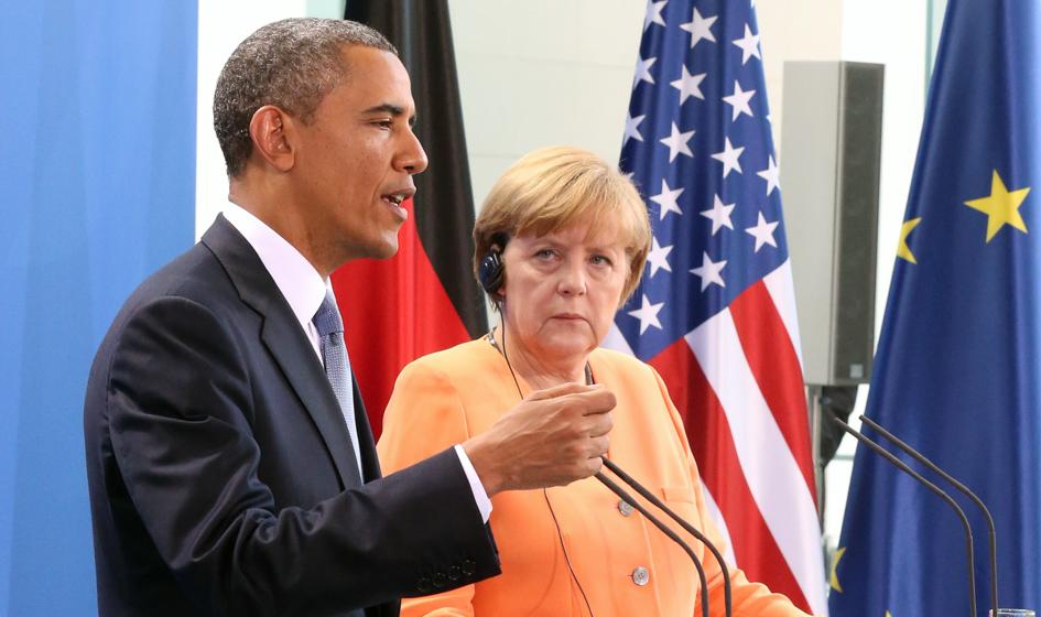 Merkel i Obama apelują do Rosji