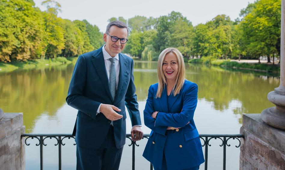 Premier Włoch w Warszawie: Europa musi zatrzymać nielegalną imigrację