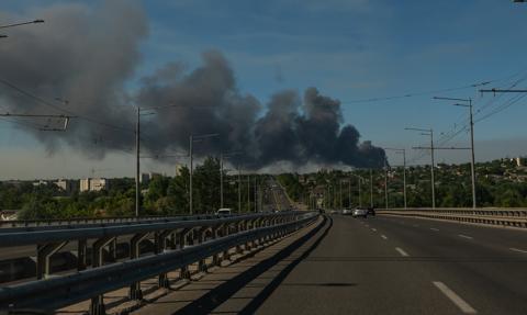 Zmasowany atak rosyjskich dronów na Charków