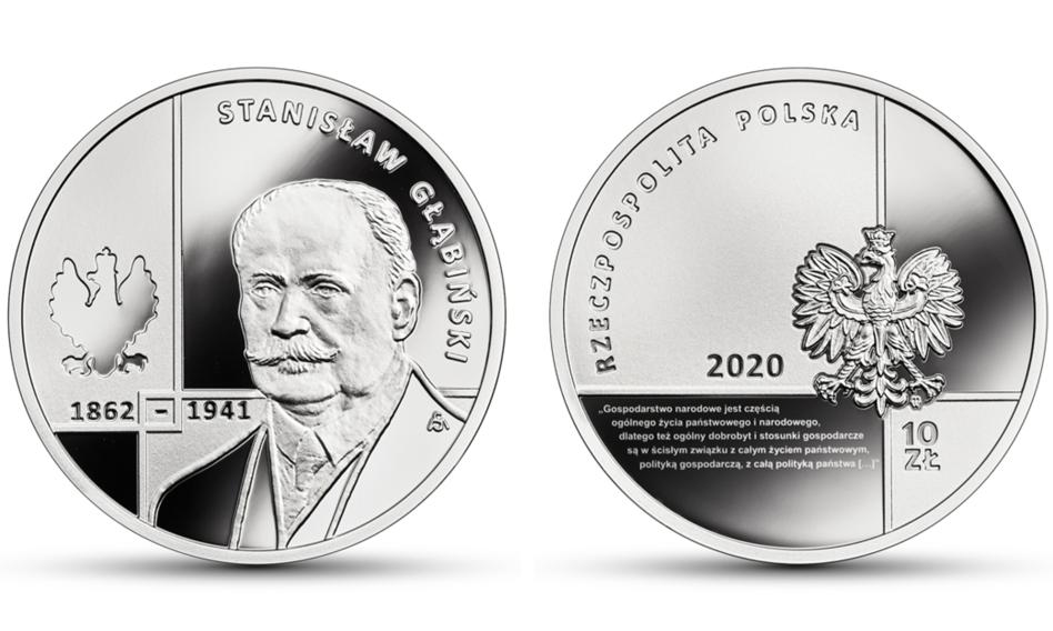 NBP: Stanisław Głąbiński trafił na monetę
