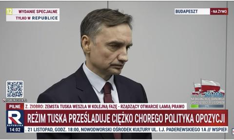 Finanse Zbigniewa Ziobry. Ile poszukiwany poseł zarobi w TV Republice?