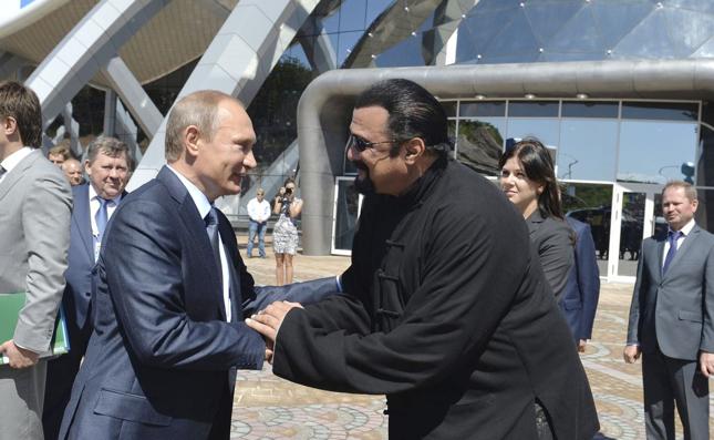 Władimir Putin i Steven Seagal