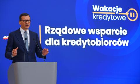 Dłuższe wakacje kredytowe? Premier: Będą zależeć od inflacji w Polsce