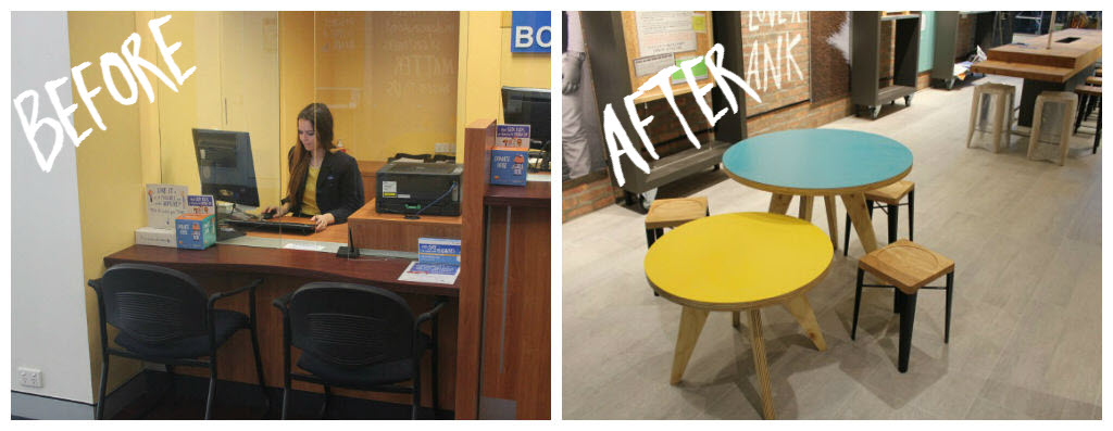 nowoczesna placówka bankowa