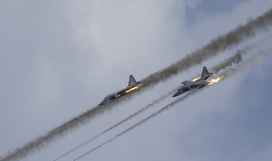 Syria: ponad 40 osób zginęło w nalotach przypisywanych Rosji