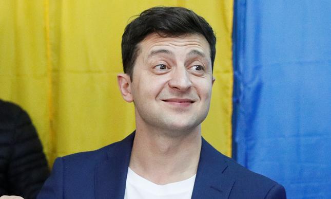 Prezydent Ukrainy Wołodymyr Zełenski