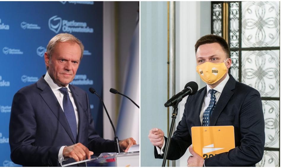KO wyprzedza Polskę 2050. Sondaż IBRiS dla "Wydarzeń"