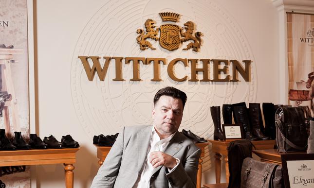 Siedziba firmy Wittchen produkującej wyroby skórzane; n/z Jędrzej Wittchen, właściciel i prezes firmy