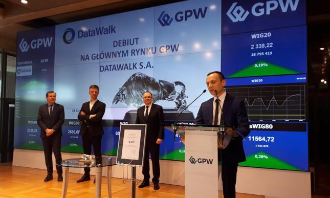 DataWalk podczas giełdowego debiutu