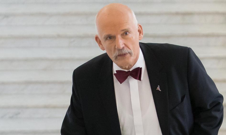 Korwin-Mikke ocenia politykę Tuska oraz strefę euro