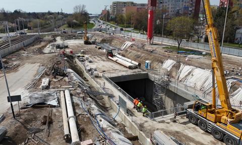Stracili kontrakt na tunel w Łodzi. Teraz zwolnią prawie 100 osób