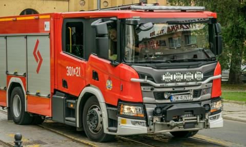 Pożar w zakładzie Volkswagena w Poznaniu. Ewakuowano 125 pracowników