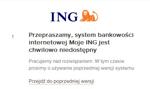 ING Bank Śląski: problemy z dostępem do Moje ING