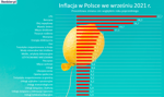 Inflacja we wrześniu 2021 r. Co podrożało, a co potaniało? [Infografika]