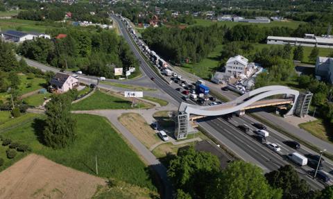 Zakopianka znów przyspieszy. Wiadukt i dwa ronda usprawnią ruch w kierunku Tatr