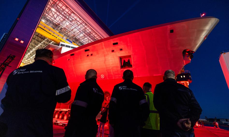 ORP „Wicher” już na wodzie. Polska Marynarka Wojenna z nową fregatą